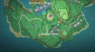 Chouji's location near Jakotsu Mine (Image via HoYoverse)